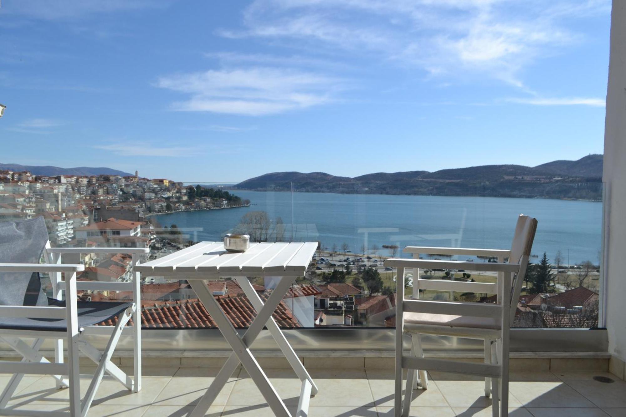 Calm Lake Balcony Kastoria Eksteriør billede