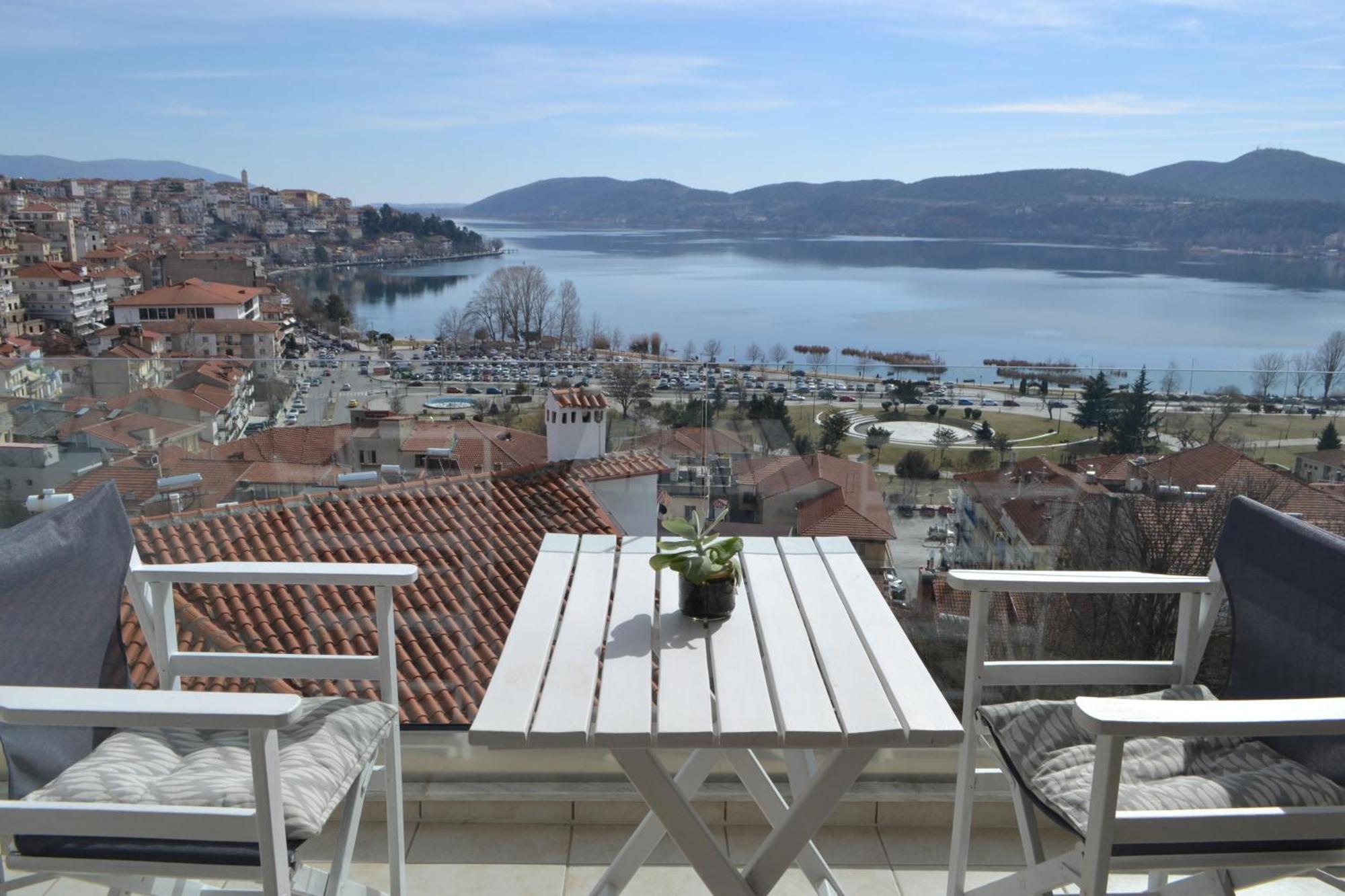 Calm Lake Balcony Kastoria Eksteriør billede